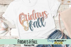 Fridays and Fall Sublimation PNG Product Image 1