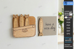 Fridge Magnet Laser Cut | Kitchen Decor SVG | Kitchen Magnet Product Image 1