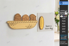 Fridge Magnet Laser Cut | Kitchen Decor SVG | Kitchen Magnet Product Image 1
