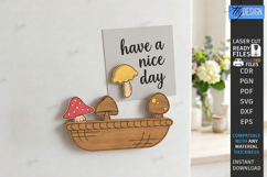 Fridge Magnet Laser Cut | Kitchen Decor SVG | Kitchen Magnet Product Image 1