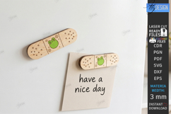 Cute 3D Fridge Magnets Laser Cut Bundle | Home Decor | CNC Product Image 5