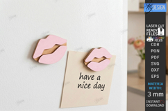 Cute 3D Fridge Magnets Laser Cut Bundle | Home Decor | CNC Product Image 6