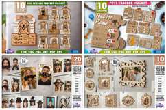 Fridge Magnets Mega Bundle Laser Cut | Wall Decor | Planners Product Image 6