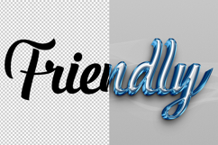 Friendly 3D editable text effect Product Image 2