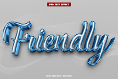 Friendly 3D editable text effect Product Image 1