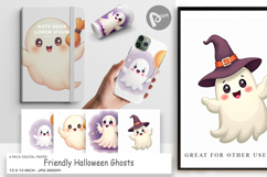 Digital Paper Friendly Ghosts Product Image 1