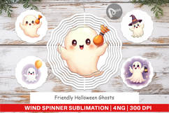 Wind Spinner Friendly Ghosts Product Image 1