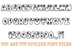 Friendly Monster Font Cartoon Typography Lettering ABC OTF Product Image 2