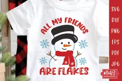 Christmas Snowman SVG for Kids Shirts