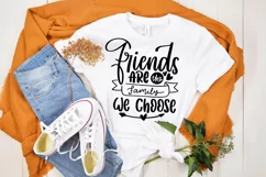 Friends Are The Family We Choose SVG Cut File Product Image 2