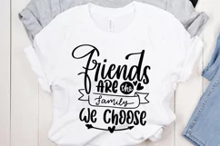 Friends Are The Family We Choose SVG Cut File Product Image 1