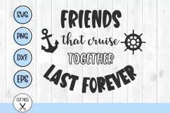friends cruise svg