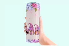 Friends Gnomes Seamless Tumbler Wrap