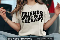 Best Friend SVG Design - Friends are the family we choose Product Image 4