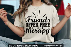 Best Friend SVG Design - Friends are the family we choose Product Image 5