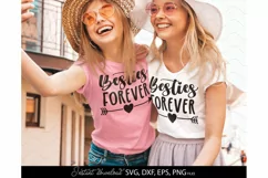 bestie SVG, best friends forever SVG, Best Friends SVG Product Image 2