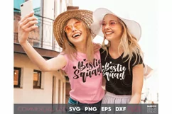 bestie SVG, Big Sister SVG, Best Friends SVG, bestie squad Product Image 2