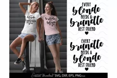 bestie SVG, Big Sister SVG, Best Friends SVG, bestie squad Product Image 1
