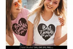 bestie SVG, best friends forever SVG, Best Friends SVG Product Image 2