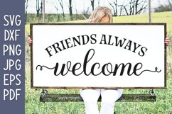 Friends Always Welcome SVG Product Image 1