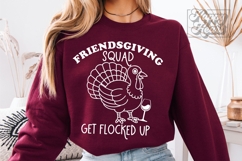 Friends Giving Squad SVG PNG - Funny Thanksgiving Turkey Product Image 3