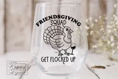 Friends Giving Squad SVG PNG - Funny Thanksgiving Turkey Product Image 4