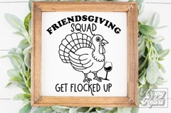 Friends Giving Squad SVG PNG - Funny Thanksgiving Turkey Product Image 5