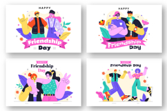 10 Happy Friendship Day Illustration Product Image 2