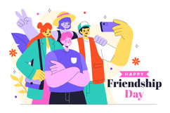 10 Happy Friendship Day Illustration Product Image 4