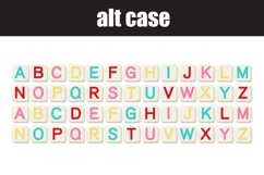 Friendship Bracelet Color Font Product Image 2