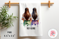 The Friendship Kitchen Towel, Kitchen Towel Sublimation Png, Tea Towel Png, Garden Flag