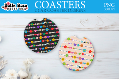 Friendship Bracelets | Car Coaster Keychain Sublimation Product Image 1