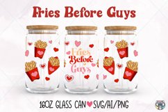 Valentines Day Glass Can svg, Valentines, Libbey Glass 16oz Product Image 1