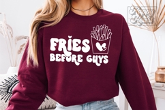 Fries Before Guys SVG PNG - Anti Valentine Funny Shirt Product Image 7