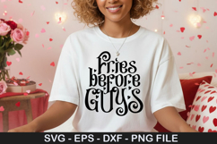Fries before guys SVG - Valentine Design Product Image 1