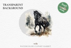 Friesian Horse Farm Animals Black Horses Clipart PNG Image Watercolor  Transparent Print for invitation t-shirt designs sublimation kids printable digital watercolor Friesian Horse, black horses clipart, sublimation nursery drawing, farm animals life