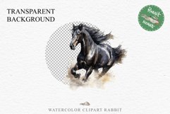 Friesian Horse Farm Animals Black Horses Clipart PNG Image Watercolor  Transparent Print for invitation t-shirt designs sublimation kids printable digital watercolor Friesian Horse, black horses clipart, sublimation nursery drawing, farm animals life