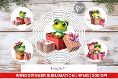 Wind Spinner Frog Gift Product Image 1