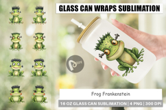 Glass Can Frankenstein Frog Product Image 1