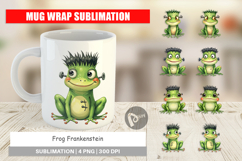 Mug Wrap Frankenstein Frog Product Image 1