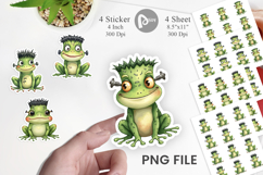 Frankenstein Frog Sticker Product Image 1