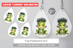 Earring Frankenstein Frog Product Image 1