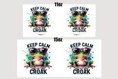 Frog Mug Wrap For 11 oz and 15 oz, 3d Mug, Funny Quotes Png
