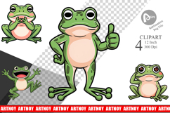 Frog Mood Clipart Product Image 1