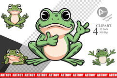 Frog Mood Clipart Product Image 1