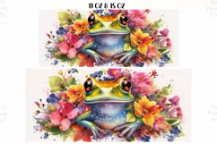 Frog Mug Wrap Sublimation Designs, 3d Mug, Bee Png