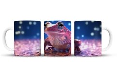 Frog Mug Wrap Sublimation Designs, 3d Mug, Bee Png