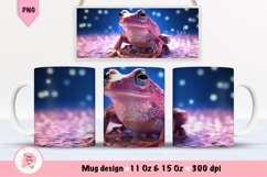 Frog Mug Wrap Sublimation Designs, 3d Mug, Bee Png