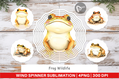 Wind Spinner Frog Wildlife Product Image 1