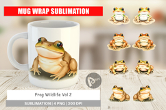 Mug Wrap Frog Wildlife Product Image 1